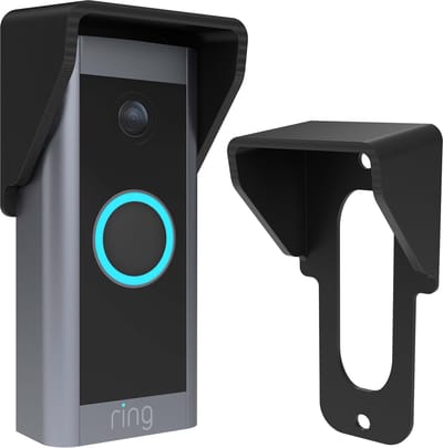 Deurbel cover geschikt voor Ring Wired - Beschermt tegen regen en zonneschijn - Geschikt voor Ring Wired – Zonder extra gaten te boren.