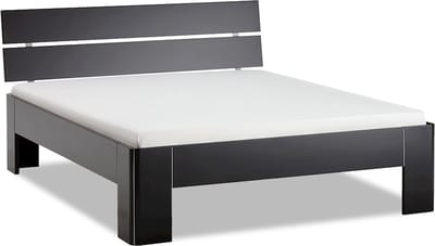 B Bright Fresh 450 Bed met Hoofdbord 120 x 220 cm - Bedframe Zwart - Bedombouw - Instaphoogte: 45cm - Tweepersoonsbedden