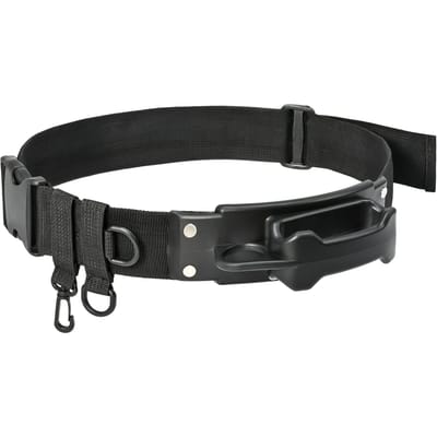 Ceinture de taille de pêche réglable avec porte-canne, Ceinture de canne à pêche pour la pêche et la pêche en bord de rivière noir