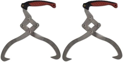 Set van 2 sterke houtgrijpers met ergonomisch handvat