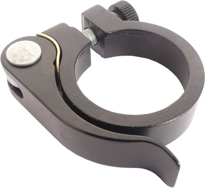 Ertgotec Zadelpenklem - SCQ-030 - ø31,8 - Aluminium - Met snelspanner - Zwart