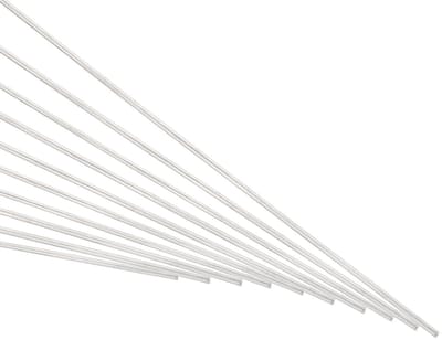 1mm x 300mm Ronde Stalen Stang - Massieve Schacht voor DIY Projecten, Modelbouw en Hobbygebruik, 10 Stuks