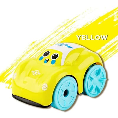 Jouets de Baby Shower Voitures Amphibies Horloge Flottante de Bain Voitures à Ressort Enfants Mignonnes Jouets Flottants pour l'Eau Jouets pour Enfants Cadeaux yellow