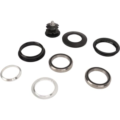 Fiets balhoofd 44mm Aluminiumlegering Afdichting Dubbel Lager Rechte Stuurbuis Voorvork Verzonken Fiets black