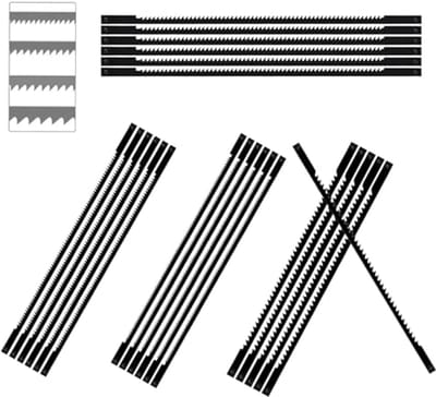 Set van 24 Jigsaw Blades van 133mm - Fijnzaagbladen voor Houtbewerking, Jigsaws en Elektrisch Gereedschap