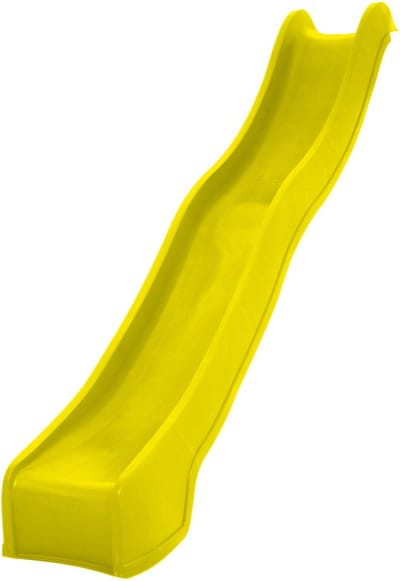 Losse Aanbouw Module Glijbaan/Afrijzer 3 meter Geel voor platformhoogte 150cm | Schuifaf 300cm van HDPE Kunststof voor o.a. Speeltoestel en Speelhuis