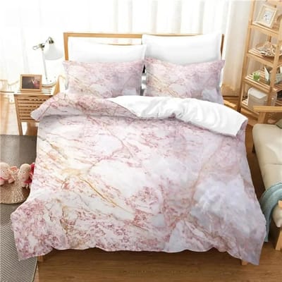 Marmer Beddengoedset Dekbedovertrekset 3d Beddengoed Digitale Print Bedlinnen Queensize Beddengoedset Modeontwerp 70x133cm 2pcs