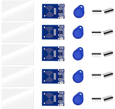 5 stuks RFID-kit met reader, sensor module en kaarten voor Arduino en Raspberry Pi