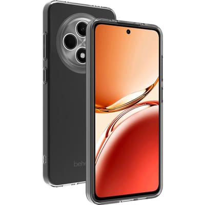 BeHello Oppo Reno12 F Hoesje - Dunne Gel Case - Flexibel Oppo Reno12 F Hoesje van Plastic - Transparant