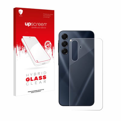 upscreen - Screenprotector voor Samsung Galaxy A16 5G (Achterkant) - Folie Beschermfolie Beschermglas transparant