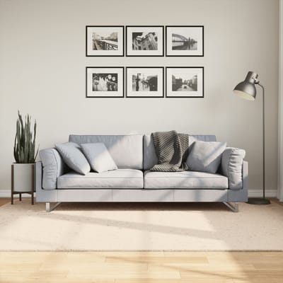 vidaXL - Vloerkleed - HUARTE - laagpolig - zacht - wasbaar - 160x230 - cm - beige