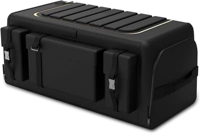 Famanu – Auto koffer organizer met meerdere vakken, opvouwbaar en waterdicht, voor auto, suv en vrachtwagen