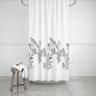 Casabueno - Douchegordijn 180x200 cm - Badkamer Gordijn - Waterdicht - Sneldrogend - Anti Schimmel - Wasbaar - Duurzaam