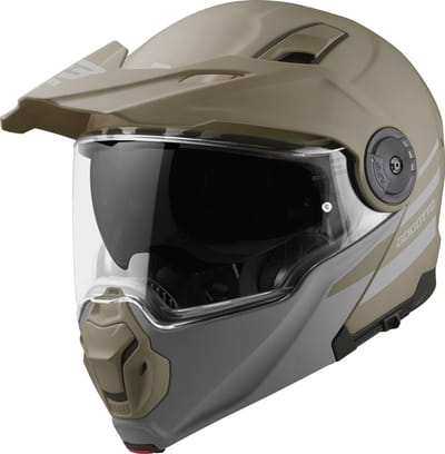 Bogotto FG-102 Duo Bruin Fiberglas Systeemhelm - Helm