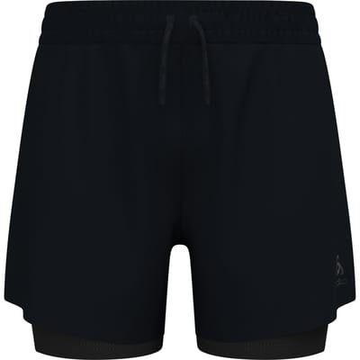 Odlo Zeroweight 5in 2in1 Hardloopshorts Heren-zwart