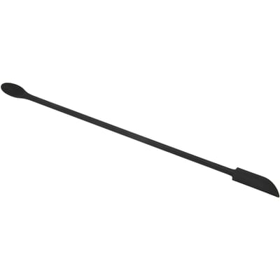 Make-up Spatel Tool Dubbelzijdig Silicone Mini Verlengd Slank Jam Spatel (Zwart) white