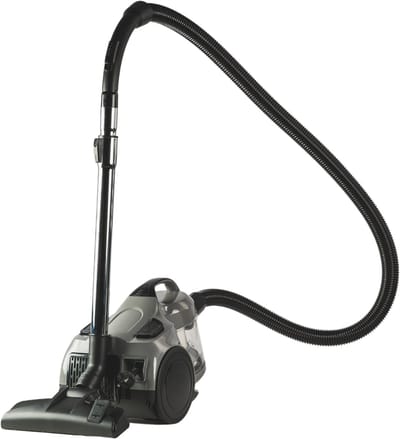 QONOS Q1066885 Power Compact Stofzuiger Zonder Zak – Sterke Zuigkracht – Cyclone Design – HEPA-filter – 2L Stofreservoir – Inclusief Kierenzuiger – Lichtgewicht