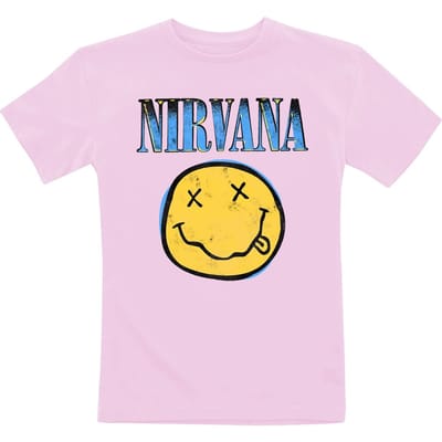 Nirvana T-shirt voor kinderen - Kids - Gradient - voor Kinderen - lichtroze
