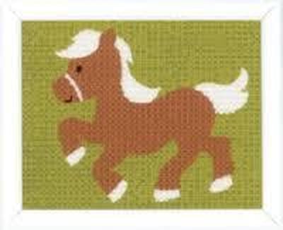 Vervaco - Stramien kit - Pony - PN-0148056 - Borduren - Borduurpakket - Borduurpakket kind