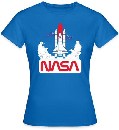 NASA Space Shuttle 3 T-Shirt Dames