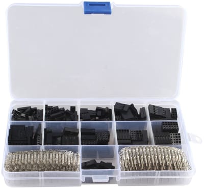 Dailygoods - Dailygoody - Dupont Crimp Pins Set - M/F Connector Pins - Voor Arduino en Breadboard - 620x - Hoogwaardige kwaliteit - Elektronische componenten - Ges...