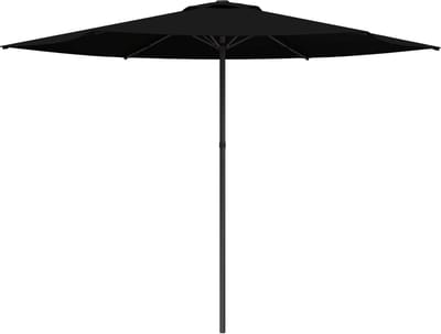 vidaXL - Tuinparasol - 300 - x - 300 - cm - Polyester - Rechthoekig - Zwart