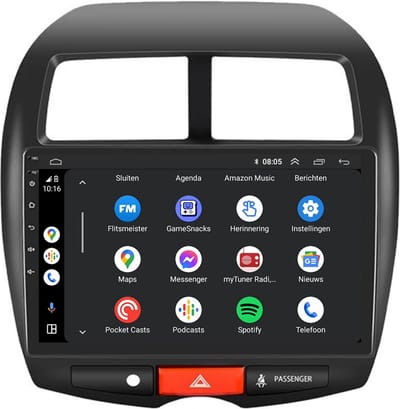 Carplay autoradio voor Citroën C4 Aircross | 2012 t/m 2014 | Android 13 | Draadloos Apple Carplay & Android auto | 2GB + 32GB | 8-Core processor | Davilon | 2025 model | 2012 2013 2014 | Bluetooth & Wifi