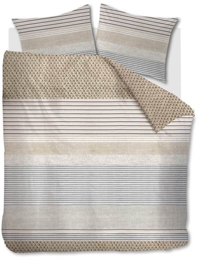 Beddinghouse Thea Dekbedovertrek - Lits-jumeaux - 240x200/220 cm - Naturel