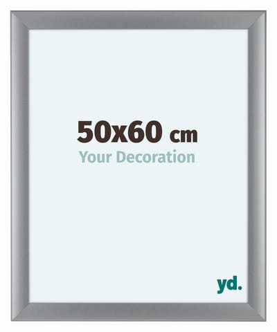 Your Decoration - Fotolijst 50x60 cm - MDF - Zilver Mat - Como