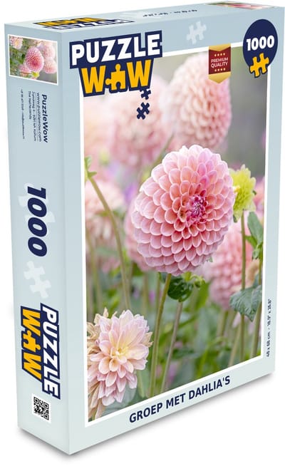 Puzzel Groep met dahlia's - Legpuzzel - Puzzel 1000 stukjes volwassenen