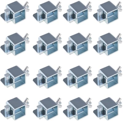 Dailygoods- Butt Lassen Klemmen 16 Stuks - Chrome Vanadium Staal - 50x25mm - Perfecte Uitlijning - Eenvoudig te Gebruiken - Voor Lassen Reparaties - Lasclips