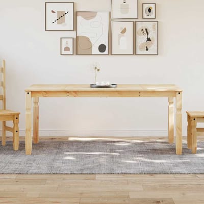 vidaXL - Eettafel - Corona - 180x90x75 - cm - massief - grenenhout