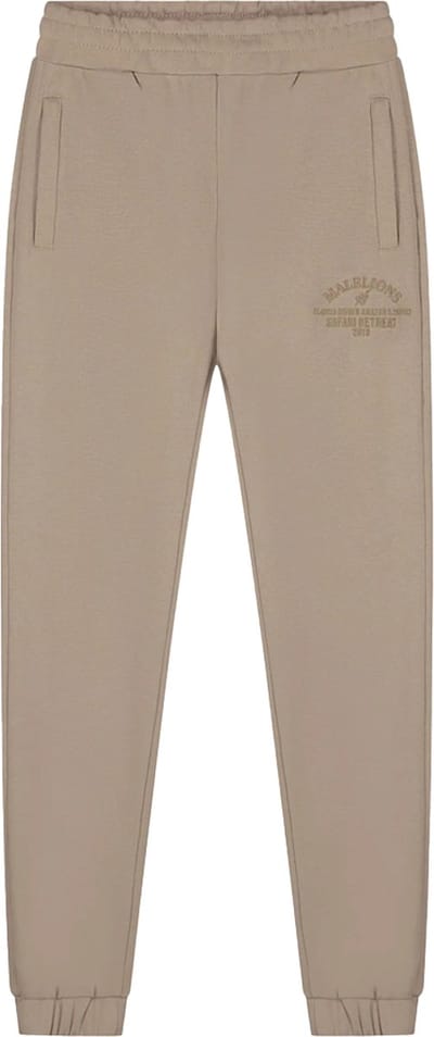 Malelions hidden amazon sweatpants in de kleur ecru.