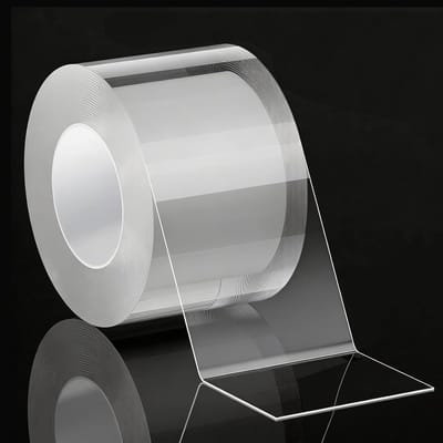 Afdichtingsband Zelfklevend, 5 cm x 10 m Transparant Waterdicht, Tochtstrip voor Ramen en Deuren Blokkeert Koude Lucht, Stof en Regen