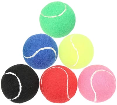 Dailygoods- Tennisballen 6 Stuks - Lage Compressie - Trainingsballen - Zacht en Elastisch - Waterdichte Buitenlaag - Geschikt voor Beginners