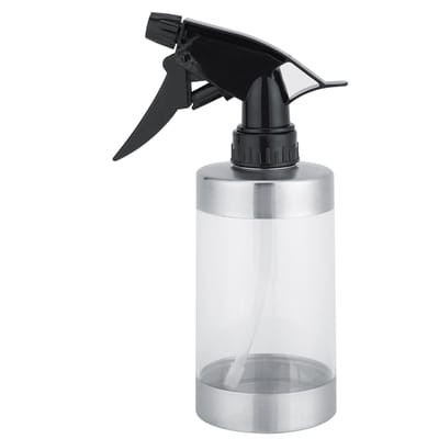 Roestvrij Staal&Acryl Transparante Waterspuitfles Trigger Sproeier Plant Gieter Pot white