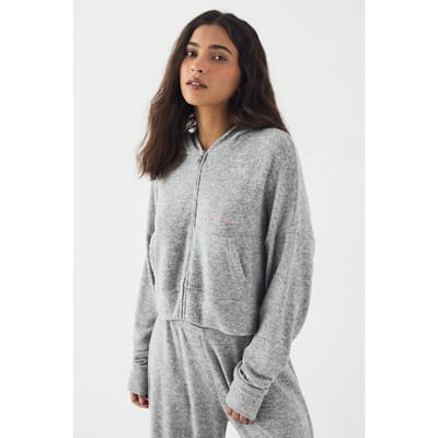 Dames DSGN Studio Lounge Ritshoodie | Ash Grey | Maat: Small