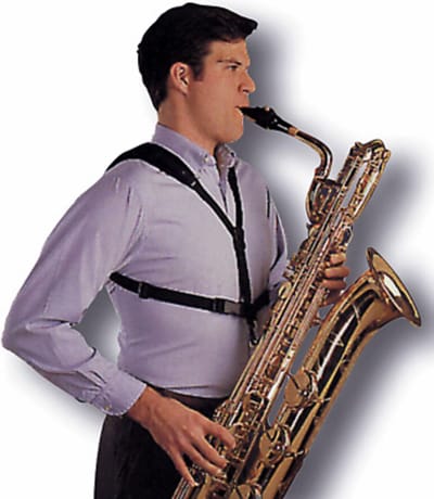 Neotech Soft Harness kruisgordel Sax zwart, 33 - 44,4cm - Band voor houten blaasinstrumenten