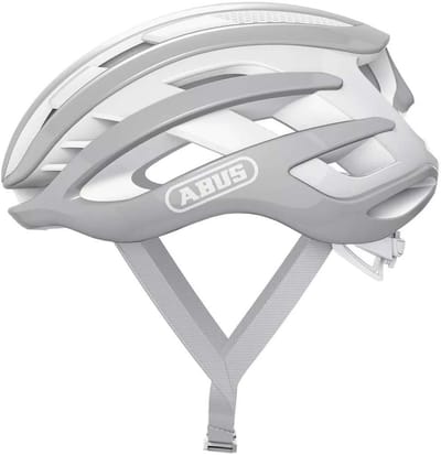 Fietshelm ABUS AIRBREAKER pure grey S - 51-55 cm - grijs - Geschikt voor gebruik op racefietsen - gravelbikes - 200 g