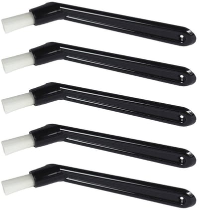 carmdering - 5-Delig Reinigingsborstel Set - Koffie Borstels - Keukenhulpmiddel - Diepe Reiniging Zonder Chemicaliën - Hittebestendige Natuurvezel - Nylon En PP-Kunststof - Ergonomisch 14 Cm Design - Voor Moeilijke Hoeken - 5 Stuks