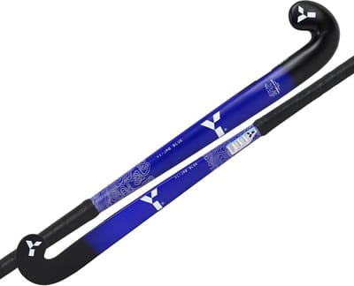 Junior hockeystick Y1 - glasvezel met mid-bow, 30 inch voor beginnende spelers