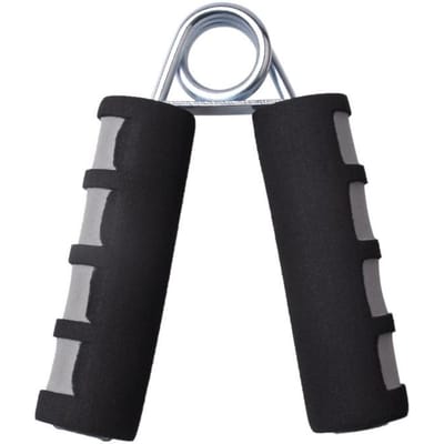 Appareil de musculation des doigts à ressort, en éponge, pour renforcer la force des avant-bras et des doigts, extenseur carpien, entraînement des mains, utilisation pratique gris