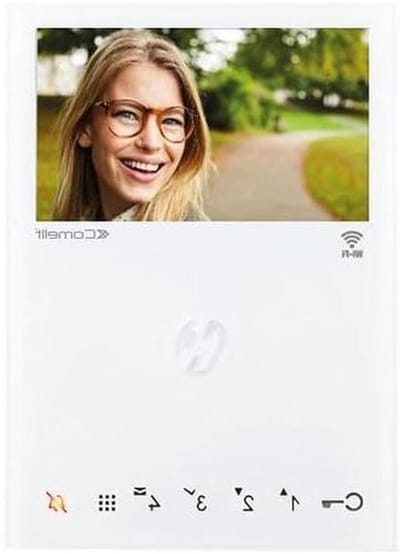 Intercom Systeem - Woonhuis Monitor - Toegang Beveiligen - Gezichtsherkenning - 4.3 Inch Scherm - Wit