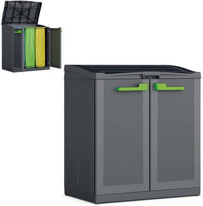 VELTRR® Tuinkast - Tuinkist - Tuinkasten voor Buiten - Tuinberging - Kunststof