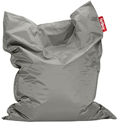 Original Silver Nylon Zitzak - Klassieke Indoor Zitzak 180 x 140 cm