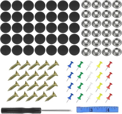 65-delige reparatieset voor autodak - Universele schroef- en klinknagelset voor het herstellen van hemelbekleding