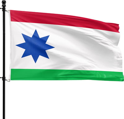 VlagDirect - Achtkarspelen vlag - Gemeente Achtkarspelen vlag - 90 x 150 cm.