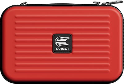 Target Darts Takoma XL Dartkoffer Rood - Darts Wallet voor 6 Darts - EVA Materiaal met Fluwelen Voering - Opbergvakken voor Accessoires - Compacte Dartcase 19x13x5cm