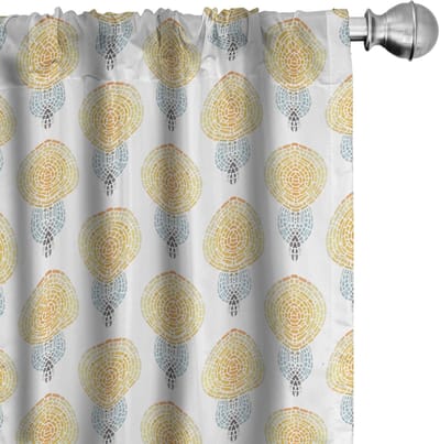 ABAKUHAUS – etnische voorhang – mozaïek pastel – 2x75x245 cm – mikrofaser