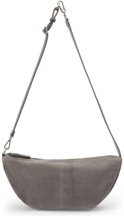 FREDsBRUDER Leren schoudertas Counting Stars Big Crossbag Cool Grey Taupe